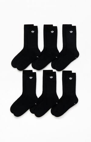 6 Pack Trefoil Crew Socks image number 1