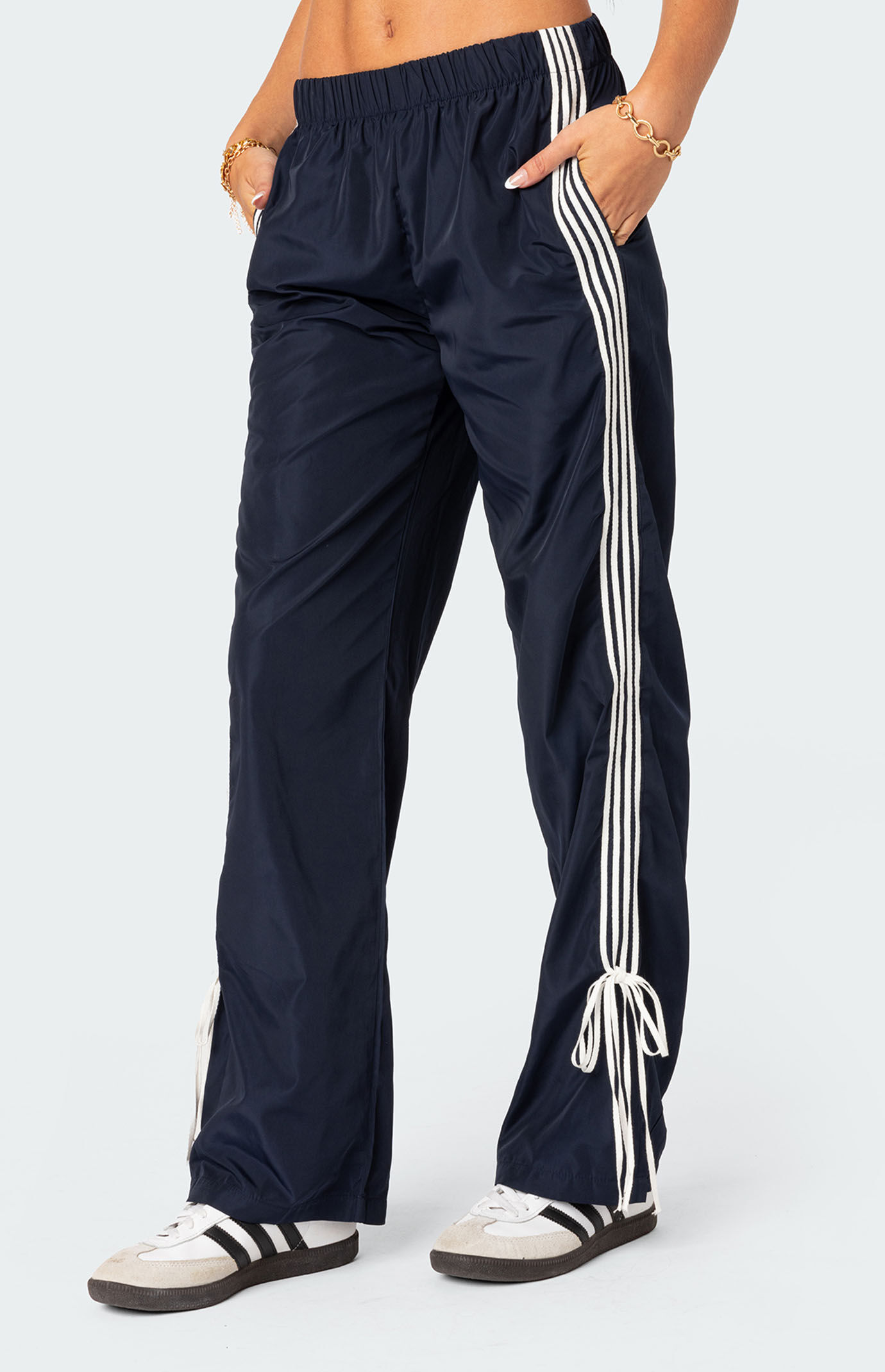 Edikted Remy Bow Ribbon Track Pants PacSun