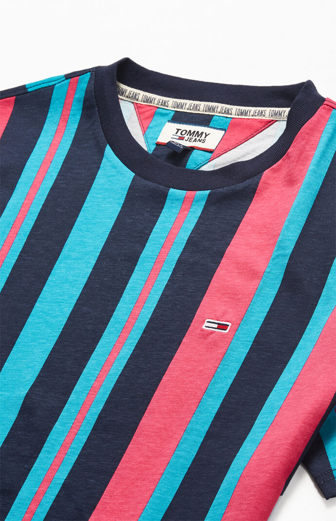 Tommy jeans vertical stripe clearance
