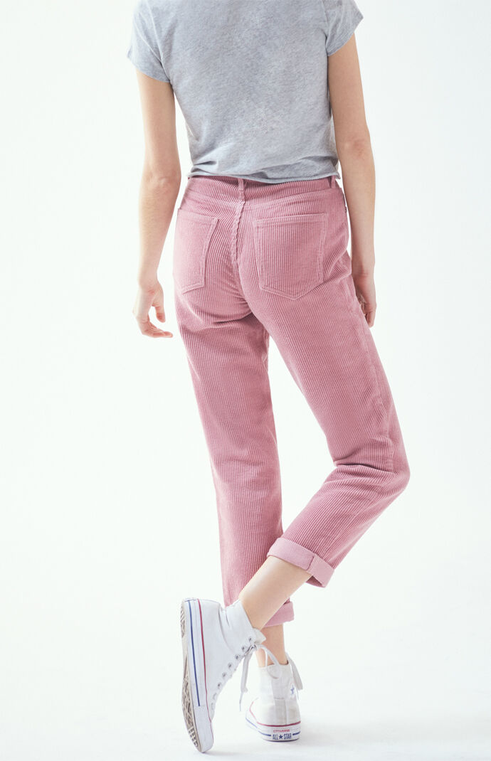 Blush corduroy pants clearance