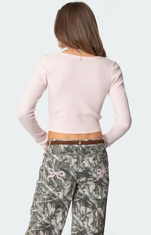 Square Neck Knit Top image number 5