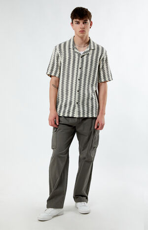 Chevron Blocked Camp Shirt image number 4