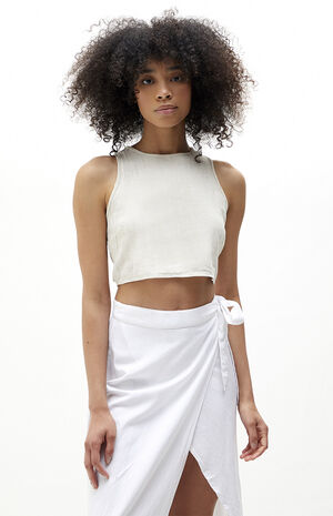 Tie Back Babydoll Top image number 1