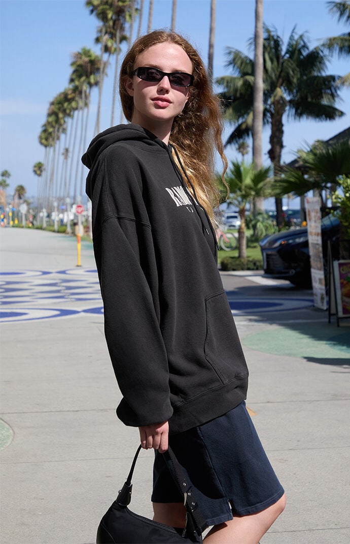 John Galt Christy Radio Silence Oversized Hoodie