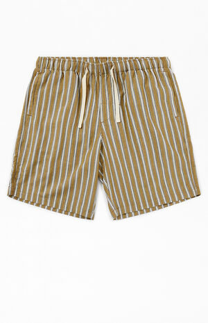 Striped Beach Linen Shorts image number 1