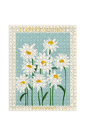 Gale Switzer Flower Market Jigsaw Puzzle image number 1