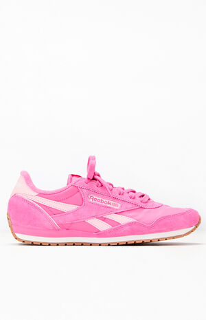 Women's Pink & White Classic AZ Sneakers image number 1