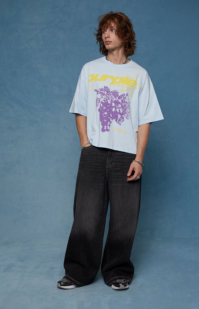 Pacsun Ryder Ultra Baggy Jeans Black Tinted