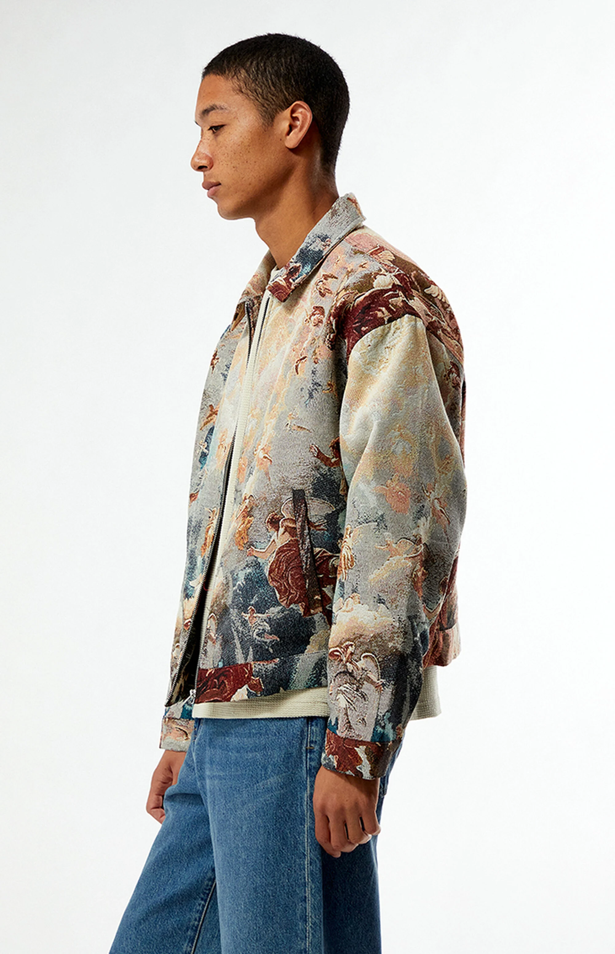 Pacsun Renaissance Jacquard Gas Jacket | Pacsun