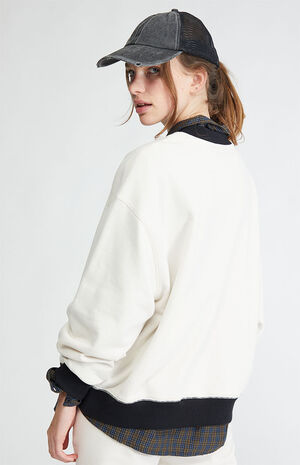 Pacific Sunwear Surplice Oversized Sweatshirt image number 4