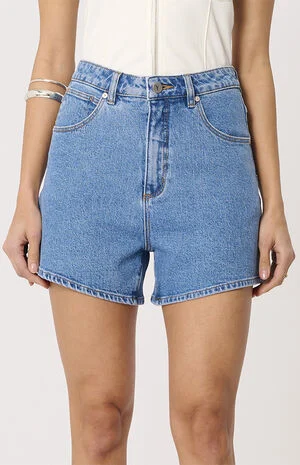 Debbie Venice High Waisted Jean Shorts image number 1