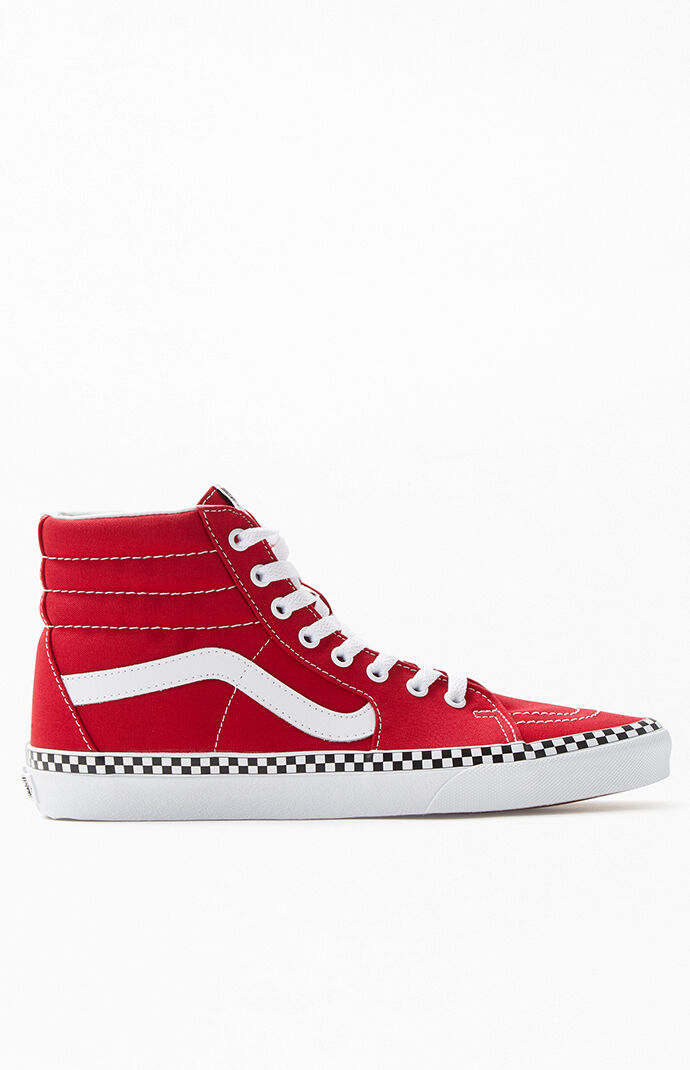 Women's Red Sk8-Hi Sneakers