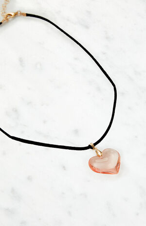 Corded Heart Necklace image number 2