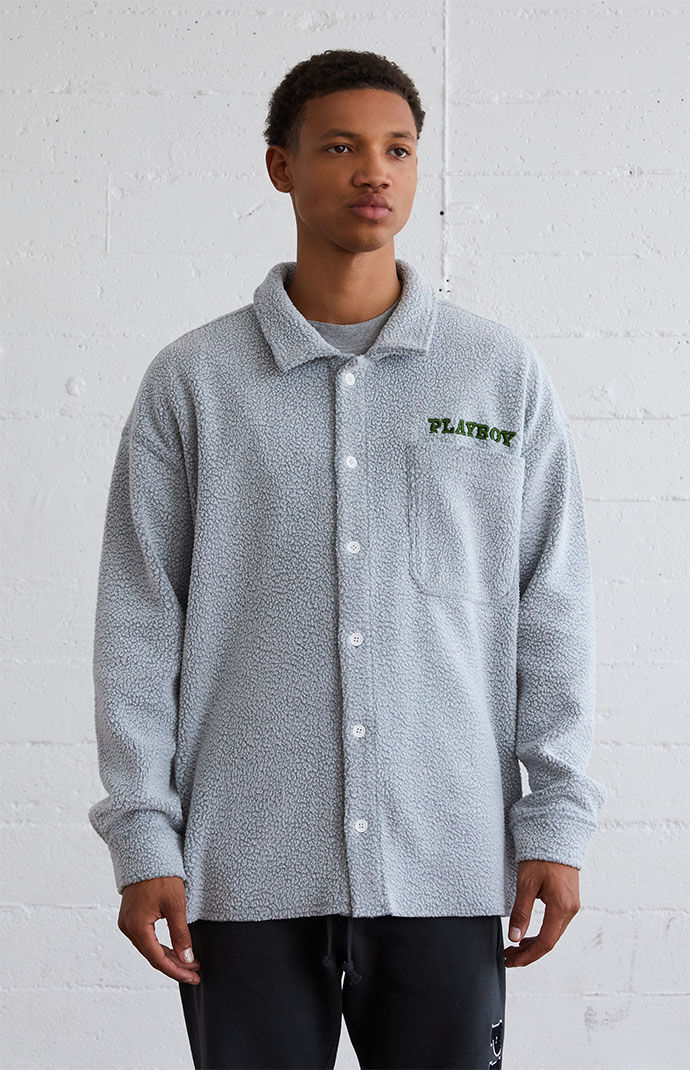 Playboy By PacSun Formula Sherpa Woven Shirt PacSun