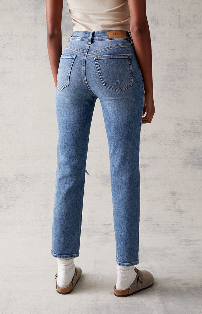 PacSun Medium Blue Stretch Vintage Skinny Jeans PacSun