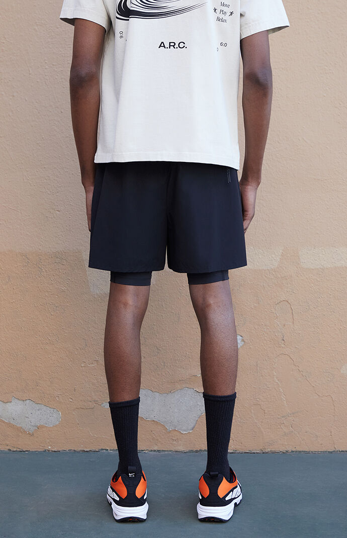 A.R.C. Active Black Running Shorts | PacSun