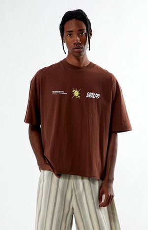 Dreams Reality Cropped Boxy T-Shirt