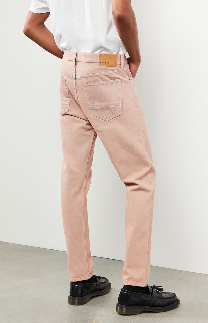 Roman Pink Slim Taper Jeans