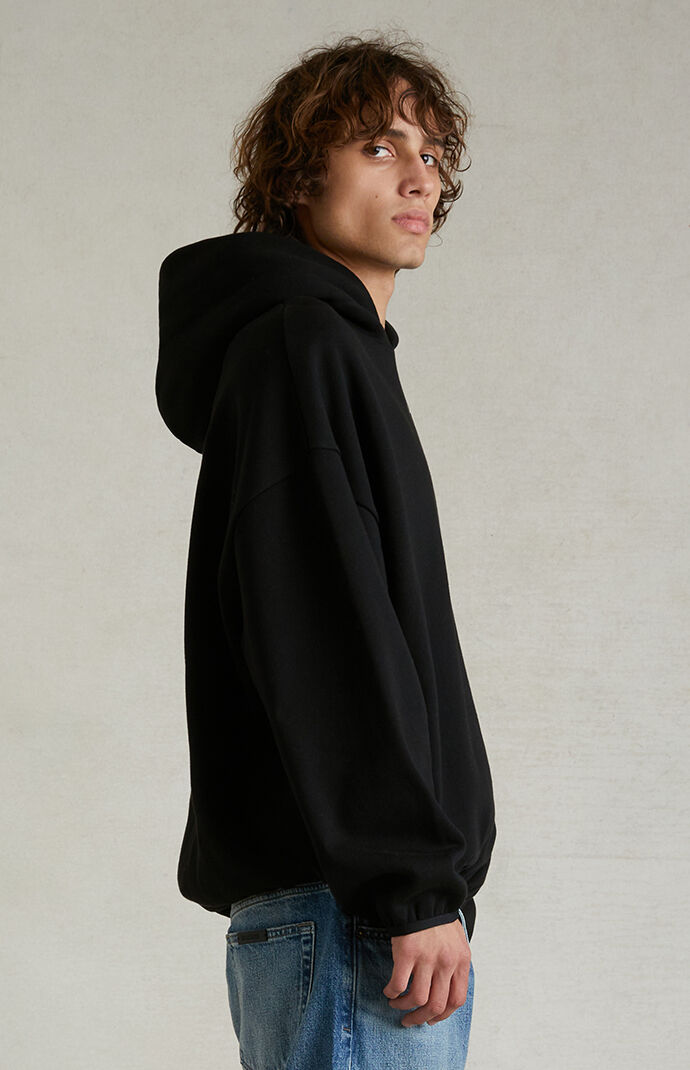 Fear of God Essentials Black Hoodie PacSun