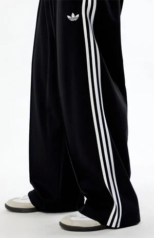 Black&nbsp;Baggy&nbsp;Track Pants image number 5