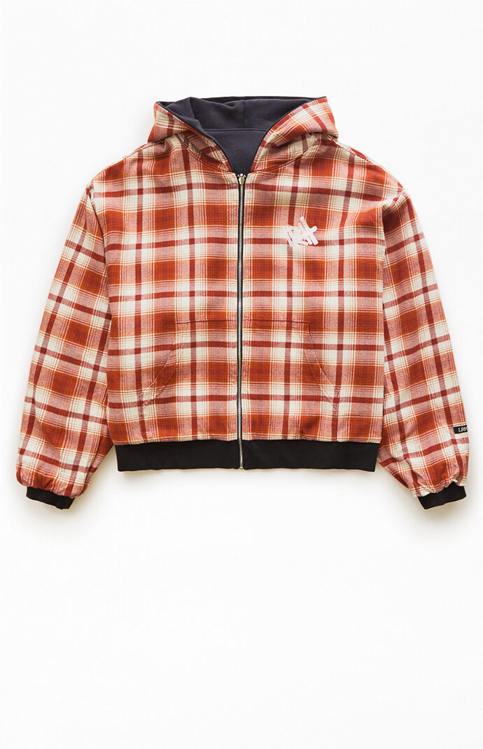 LRH MADE x Pac Artist Network Keep Building Reversible Flannel Zip
