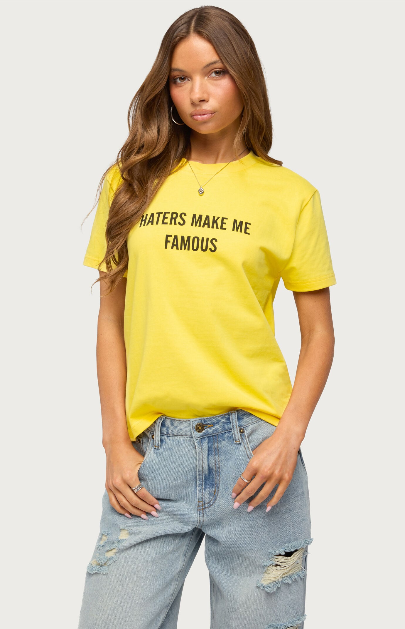Edikted Haters Make Me Famous T-Shirt