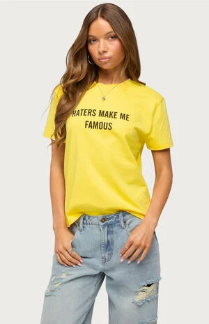 Haters Make Me Famous T-Shirt image number 1