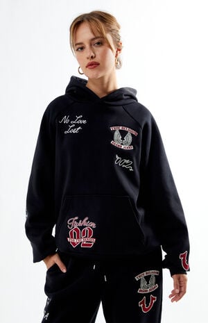 Branded Raglan Oversized Hoodie image number 1