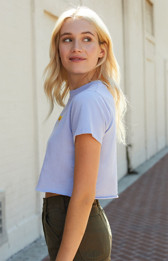 Helen Poppy Cropped T-Shirt
