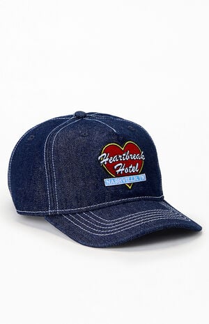 Heartbreak Hotel Denim Strapback Hat image number 1