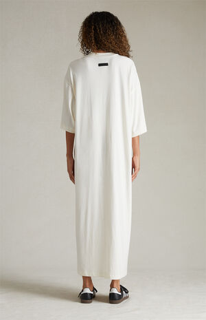 Women's Cloud Dancer 3/4 Sleeve T-Shirt Dress image number 4