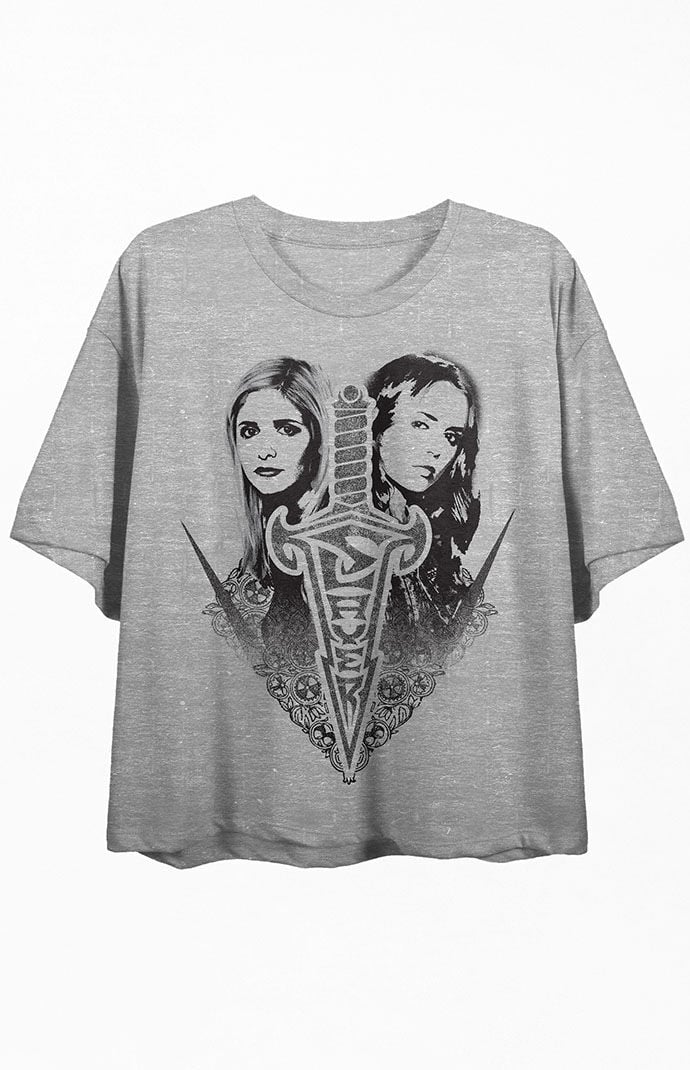 PacSun Buffy The Vampire Slayer Cropped T-Shirt