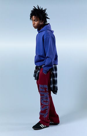 Ghost Applique Washed Baggy Sweatpants image number 2
