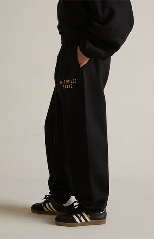 Women's Black Sweatpants image number 4