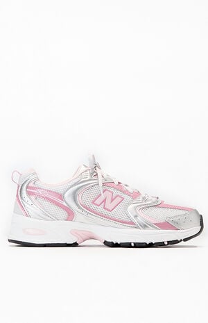 Silver & Pink 530 Sneakers image number 1