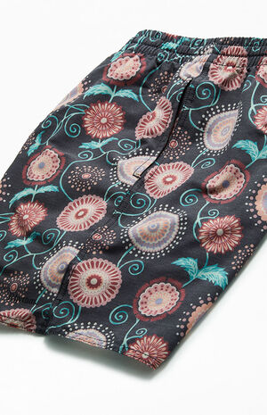 Eco Black Protea 17" Swim Trunks image number 4