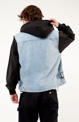 Denim Cargo Vest image number 3