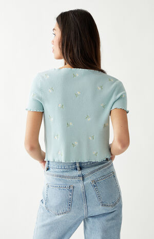 La Hearts English Rose Cardigan Pacsun