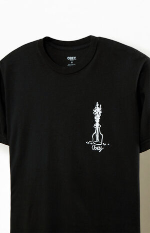 Organic Flower Sketch T-Shirt image number 3