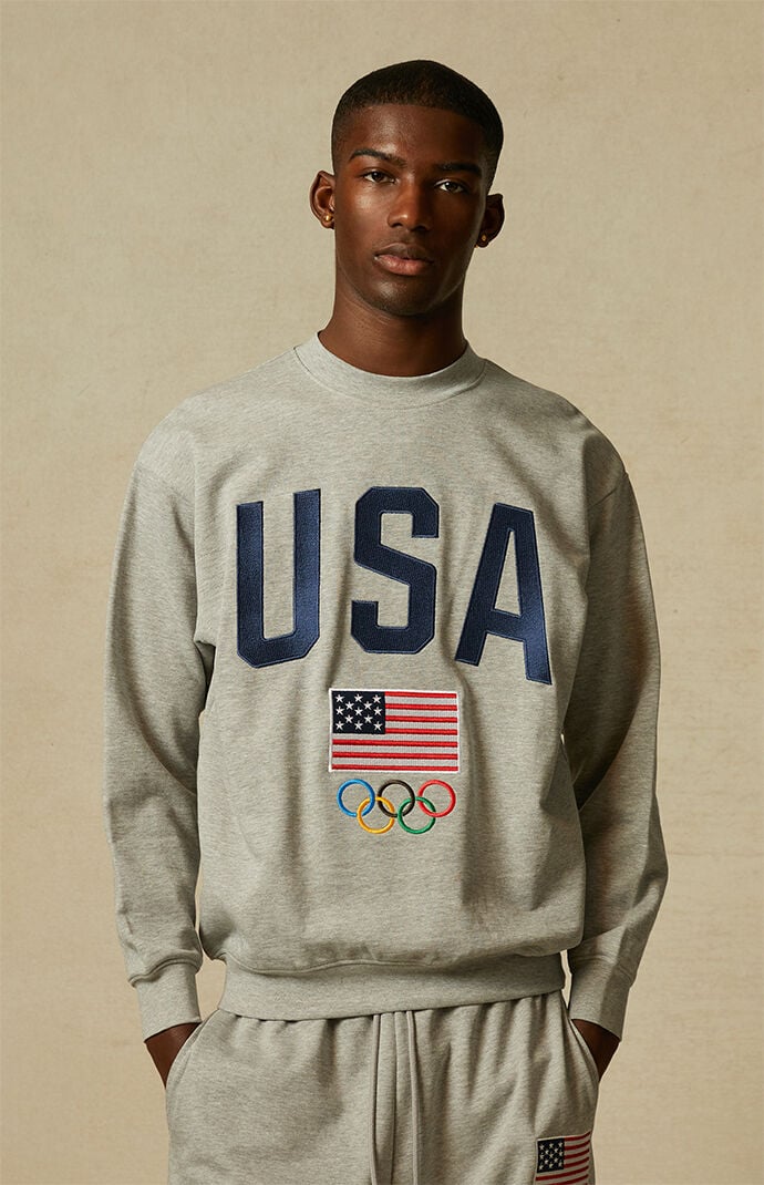 Olympics Team USA Crew Neck Sweatshirt PacSun