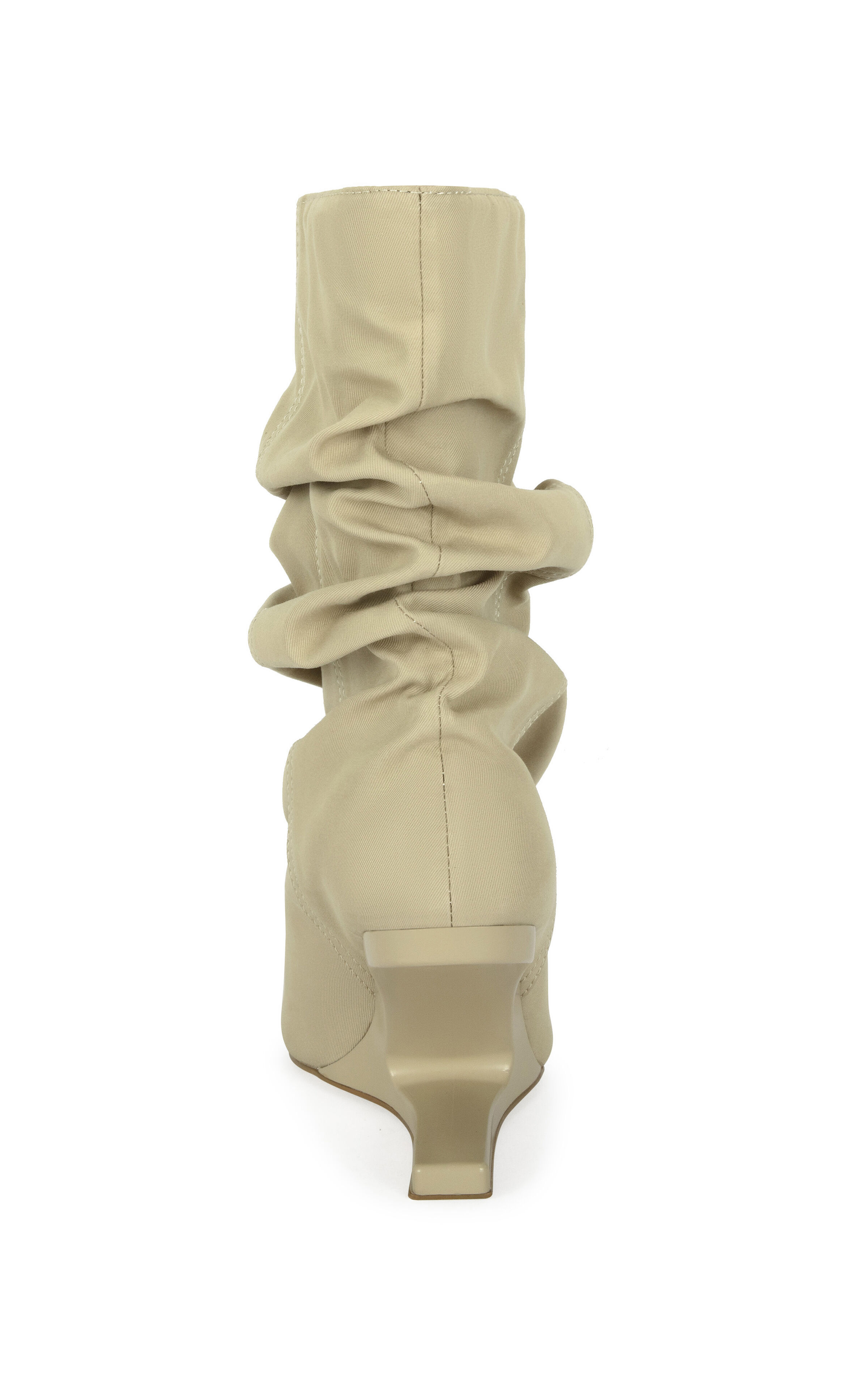AZALEA WANG Women's Serona Khaki Wedge Booties