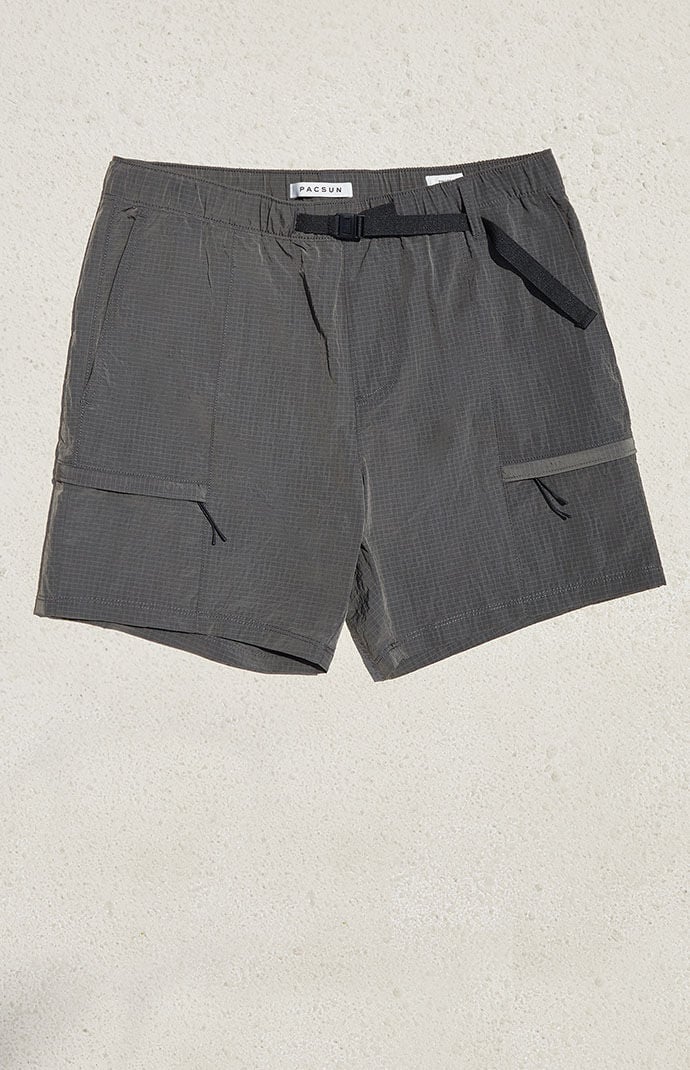 PacSun Gray Nylon Shorts PacSun