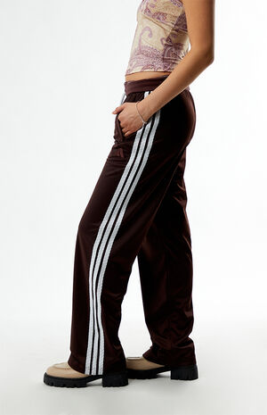 Brown Tricot 3-Stripes Track Pants image number 3