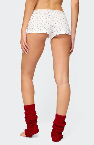 Viola Floral Lacey Shorts image number 5