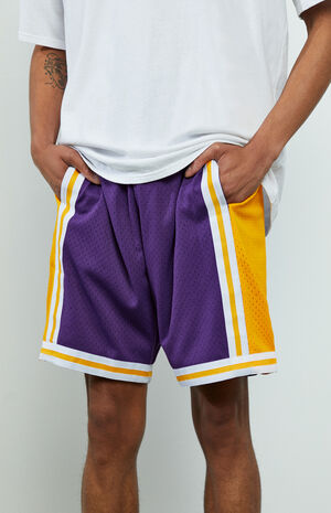 mitchell and ness shorts lakers