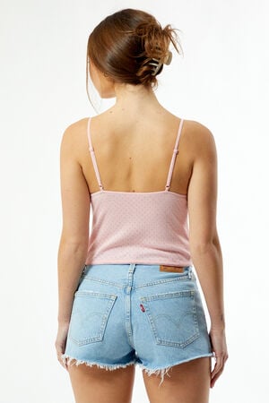501 Light Blue Frayed Denim Shorts 501 Light Blue Frayed Denim Shorts image number 3