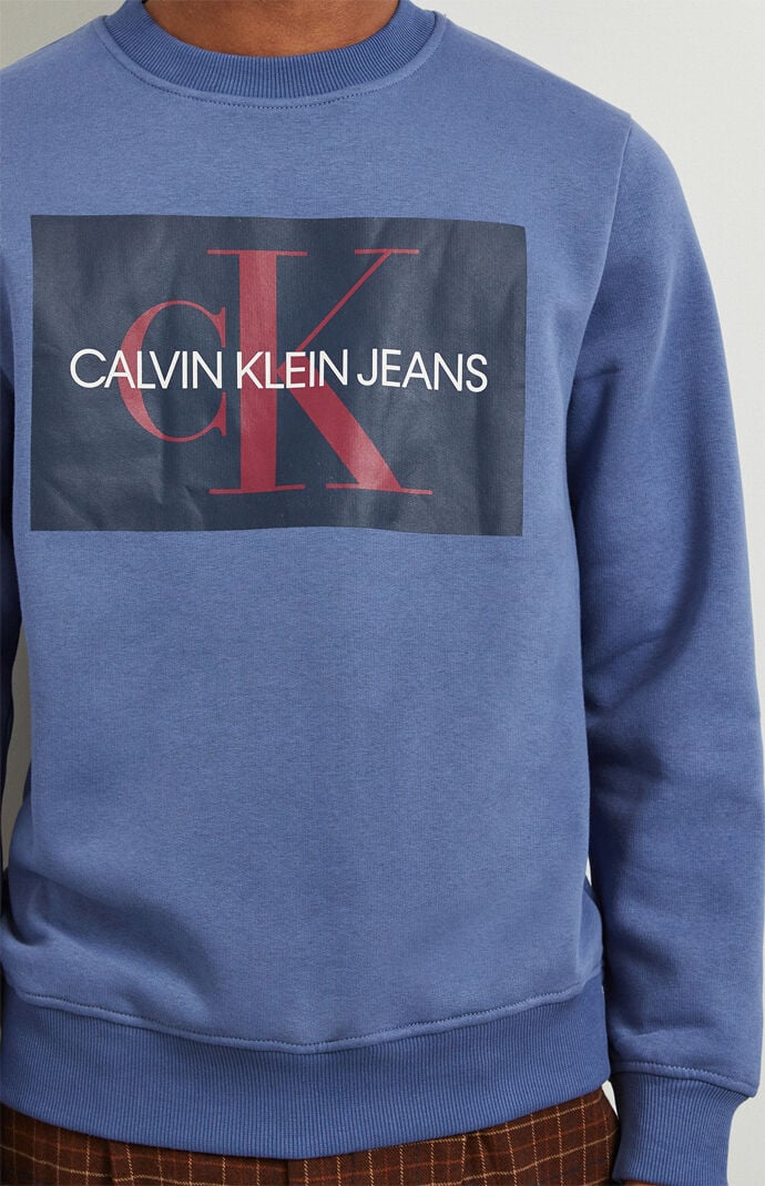 calvin klein monogram crew neck