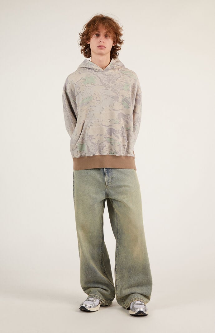 Image: Blake Tinted Extreme Baggy Jeans Light Indigo