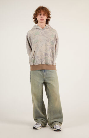 Blake Tinted Extreme Baggy Jeans Light Indigo image number 1