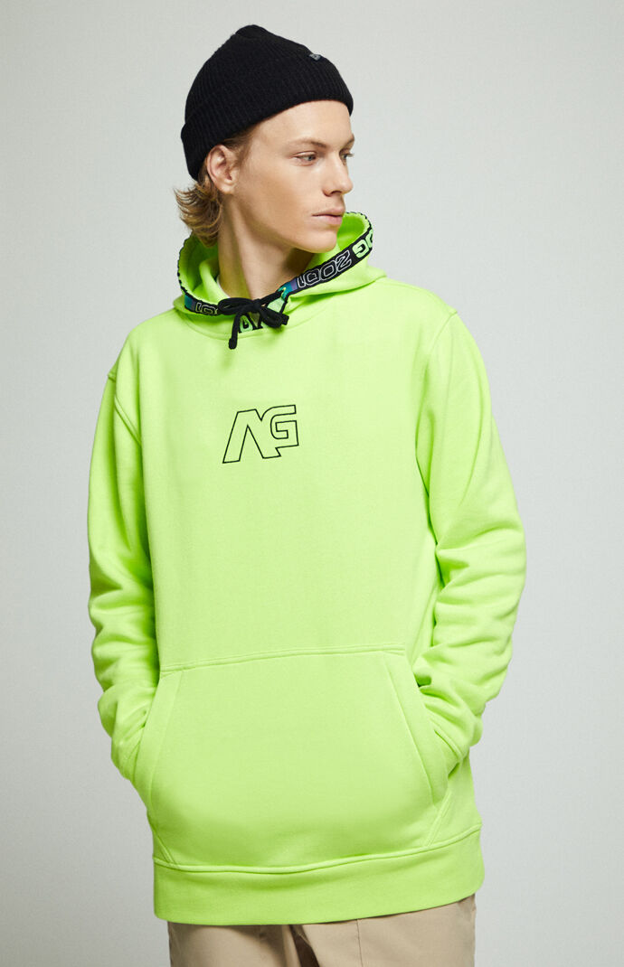 Neon Yellow Crux Pullover Hoodie